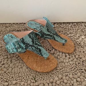 Donald pliner oltina snake sandal.       NWOT